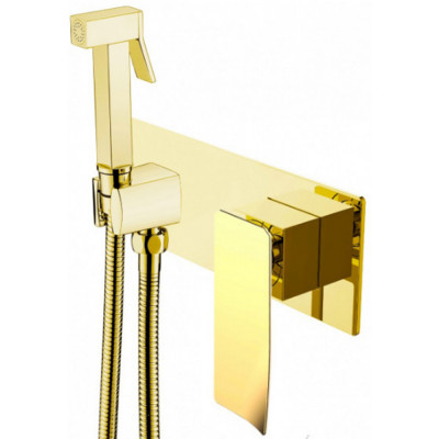 Гигиенический душ Boheme Q 147-GG со смесителем, золото