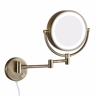 Зеркало косметическое электрическое с подсветкой Bronze de Luxe FLORENCE (12201BR)