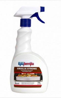 Ekokemika Grigli Strong концентрированное средство для чистки кухонных плит, духовых шкафов, грилей, 0.75 л