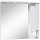 Зеркало со шкафчиком Runo Стиль 85 R 00000001116 с подсветкой белый прямоугольное  (00000001116)