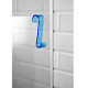 Primanova M-B26-23 пластиковый S-образный крючок для ванной, прозрачно-синий Primanova M-B26-23 пластиковый S-образный крючок для ванной, прозрачно-синий (M-B26-23)