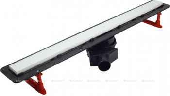 Душевой лоток Pestan Confluo Frameless Line White Glass 13701212, 550мм  Нержавеющая сталь / ABS-пластик