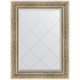Зеркало настенное Evoform ExclusiveG 90х67 BY 4110 с гравировкой в багетной раме Серебряный акведук 93 мм  (BY 4110)