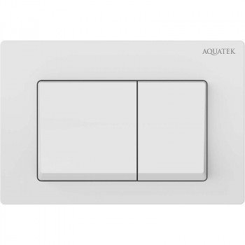 Клавиша смыва Aquatek Small TDI-0000004 белая пластик