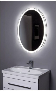 Зеркало Aquanet Комо 7085 LED подвесное овальная (00196668)
