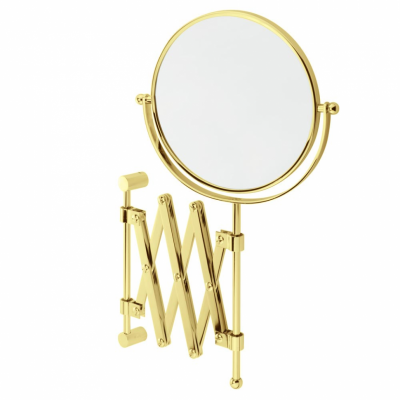 MIGLIORE Complementi 21984 косметическое зеркало, оптическое, настенное, пантограф, золото
