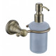 Дозатор для жидкого мыла настенный стекло бронза (латунь) (KH-4210)  (KH-4210)