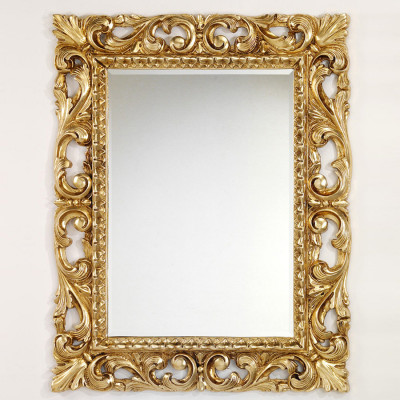 CAPRIGO PL106-O зеркало настенное в раме, прямоугольное, золото