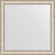 Зеркало настенное Evoform Definite 75х75 BY 3238 в багетной раме Версаль серебро 64 мм  (BY 3238)
