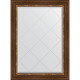 Зеркало настенное Evoform ExclusiveG 104х76 BY 4191 с гравировкой в багетной раме Римская бронза 88 мм  (BY 4191)