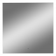 Зеркало подвесное в ванную Misty Нембус подогрев подсветка сенсорное 1000x1000 прямоугольное белый (НЕМ-02-100/100-14)  (НЕМ-02-100/100-14)