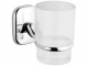 Стакан Remer SUITE SU 15 для ванной комнаты, хром/матовое стекло  (SU15CR)