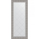 Зеркало настенное Evoform ExclusiveG 156х66 BY 4152 с гравировкой в багетной раме Чеканка серебряная 90 мм  (BY 4152)