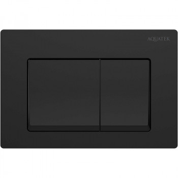 Клавиша смыва Aquatek Small TDI-0000007 черная матовая пластик