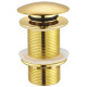Донный клапан для раковинын Creavit SF030G click-clack золото  (SF030G)