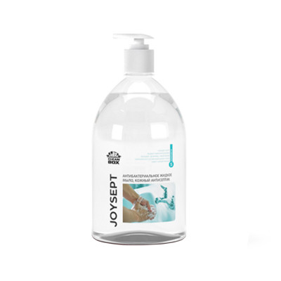 Антибактериальное жидкое мыло (кожный антисептик) CleanBox JoySept (1кг/1л) без цвета и запаха, ПЭТ MERIDA 131712пэт