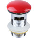Донный клапан Bronze de Luxe 1001/1R click-clack красный для раковины  (1001/1R)