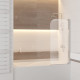 Шторка на ванну RGW SC-01 Screens 1000 мм стекло прозрачное профиль хром (03110110-11)  (03110110-11)
