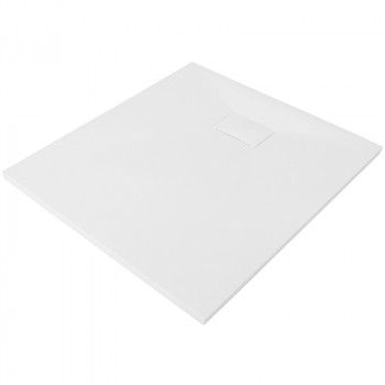 Душевой поддон из стеклопластика WasserKRAFT Main 80x80 41T02 белый матовый квадратный