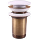 Донный клапан для раковины Rav Slezak MD0485SM click-clack бронза  (MD0485SM)