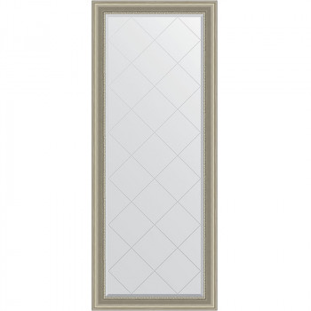 Зеркало напольное Evoform ExclusiveG Floor 201х81 BY 6320 с гравировкой в багетной раме Хамелеон 88 мм