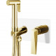 Гигиенический душ Boheme VENTURO 387-W со смесителем, белый/золото  (387-W)