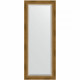 Зеркало настенное Evoform Exclusive 133х53 BY 3510 с фацетом в багетной раме Состаренная бронза с плетением 70 мм  (BY 3510)