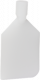 Скребок-лопата гибкий, 220 мм, белый цвет Белый (70135)