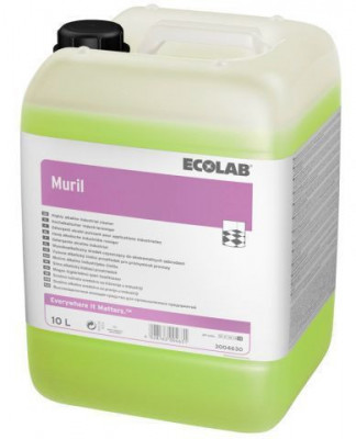 Ecolab Muril сильнощелочное моющее средство для удаления промышленных загрязнений с твердых щелочестойких напольных покрытий