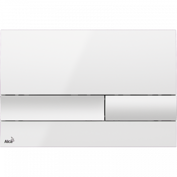 Кнопка управления для скрытых систем инсталляции, белый AlcaPlast M1730