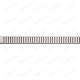 Решетка AlcaPlast Pure нержавеющая сталь матовая (PURE-300M)  (PURE-300M)