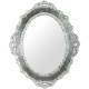 Зеркало для ванной подвесное Migliore CDB 105 24964 серебро округлое  (24964)