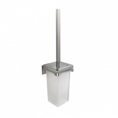 COLOMBO Forever В2907 туалетный ершик с колбой подвесной +клей-пленка, хром