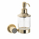 Дозатор для жидкого мыла Boheme Royal Cristal 10932-G-B подвесной, золото  (10932-G-B)