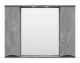 Зеркальный шкаф в ванную Misty Атлантик 1000x150x745 серый (П-Атл-4100-050)  (П-Атл-4100-050)