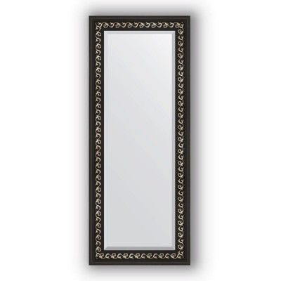 Зеркало настенное Evoform Exclusive 135х55 Черный ардеко BY 1155