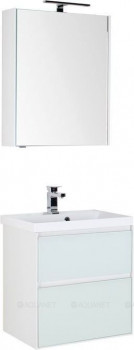 Комплект мебели для ванной Aquanet Гласс 60 белый (00240458)
