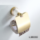 Держатель туалетной бумаги Ledeme L3603G 36G латунь белый, золото  (L3603G)