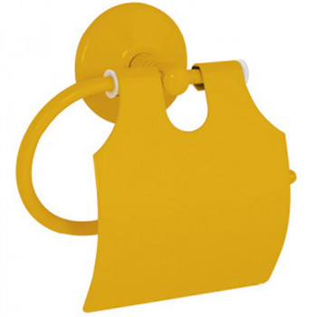 Держатель для туалетной бумаги Creavit Ducky BR20213Y с крышкой желтый