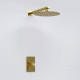 Встраиваемый комплект для душа с верхней душевой насадкой WasserKRAFT  (A71183), глянцевое золото  (A71183)