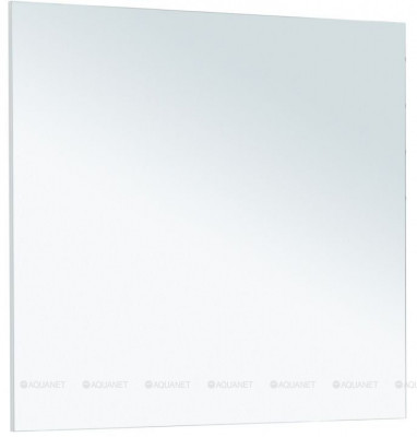 Зеркало в ванную Aquanet Lino 90 белый матовый подвесное (00253908)
