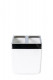 Стакан для зубной пасты и щётки Primanova белый, TOSKANA, 8.5х8.5х9.5 см пластик M-SA03-01  (M-SA03-01)