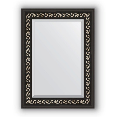 Зеркало настенное Evoform Exclusive 75х55 Черный ардеко BY 1125
