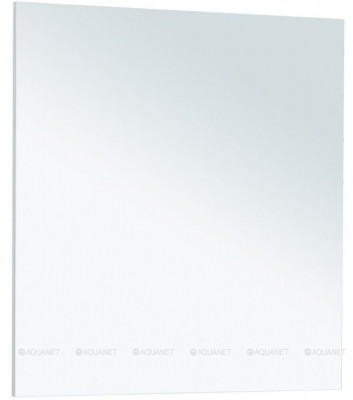 Зеркало в ванную Aquanet Lino 80 белый матовый подвесное (00253907)