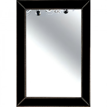 Зеркало настенное в ванную Boheme Armadi Art Vogue 70 529/1 с зеркальной рамой