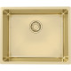 Мойка для кухни Alveus Kombino 50 Monarch Gold SAT-90 540x440x195 F/S 1120902 золото нерж сталь прямоугольная  (1120902)