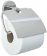 Держатель для туалетной бумаги с крышкой (глянцевая нержавеющая сталь) NOFER Niza 16858.B  (16858.B)