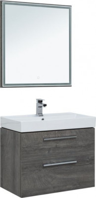 Мебель для ванной Aquanet Nova 75 дуб рошелье (2 ящика) напольная/подвесная (00243251)