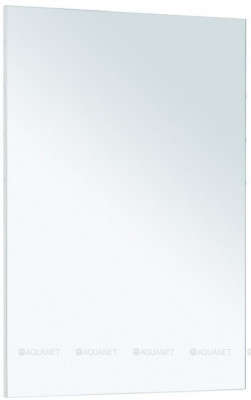 Зеркало в ванную Aquanet Lino 60 белый матовый подвесное (00253905)