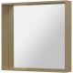 Зеркало подвесное для ванной Allen Brau Reality 80х75 с подсветкой и сенсорным выключателем, латунь браш (1.32018.03)  (1.32018.03)